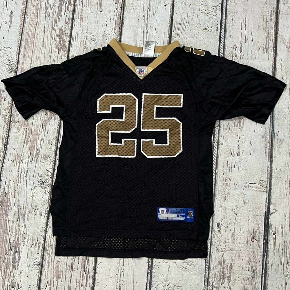 Kids Boys Reggie Bush New Orleans Saints Reebok NFL Football Sports Jersey